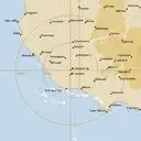Live Mt.Gambier Weather Radar - 128km - Rain Rate