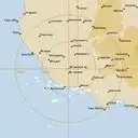 Live Mt.Gambier Weather Radar - 128km - Rain Rate