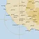 Live Mt.Gambier Weather Radar - 128km - Rain Rate
