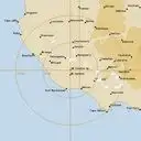 Live Mt.Gambier Weather Radar - 128km - Rain Rate