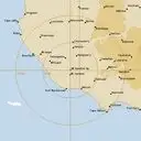 Live Mt.Gambier Weather Radar - 128km - Rain Rate