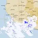 Live Mt.Gambier Weather Radar - 128km - Rain Rate