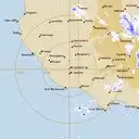Live Mt.Gambier Weather Radar - 128km - Rain Rate