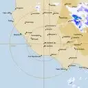 Live Mt.Gambier Weather Radar - 128km - Rain Rate