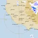 Live Mt.Gambier Weather Radar - 128km - Rain Rate