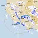 Live Mt.Gambier Weather Radar - 128km - Rain Rate