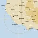 Live Mt.Gambier Weather Radar - 128km - Rain Rate