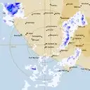 Live Mt.Gambier Weather Radar - 128km - Rain Rate