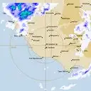 Live Mt.Gambier Weather Radar - 128km - Rain Rate