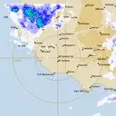 Live Mt.Gambier Weather Radar - 128km - Rain Rate
