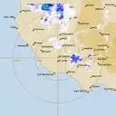 Live Mt.Gambier Weather Radar - 128km - Rain Rate