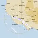 Live Mt.Gambier Weather Radar - 128km - Rain Rate