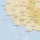 Live Mt.Gambier Weather Radar - 128km - Rain Rate