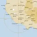 Live Mt.Gambier Weather Radar - 128km - Rain Rate