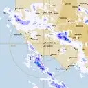 Live Mt.Gambier Weather Radar - 128km - Rain Rate