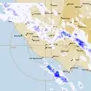 Live Mt.Gambier Weather Radar - 128km - Rain Rate