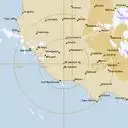 Live Mt.Gambier Weather Radar - 128km - Rain Rate