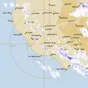 Live Mt.Gambier Weather Radar - 128km - Rain Rate