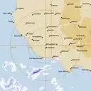 Live Mt.Gambier Weather Radar - 128km - Rain Rate