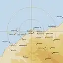 Live Dampier Weather Radar - 256km - Rain Rate
