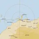 Live Dampier Weather Radar - 128km - Rain Rate