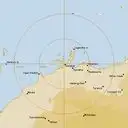 Live Dampier Weather Radar - 128km - Rain Rate