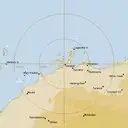 Live Dampier Weather Radar - 128km - Rain Rate