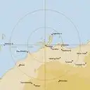 Live Dampier Weather Radar - 128km - Rain Rate