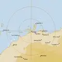 Live Dampier Weather Radar - 128km - Rain Rate