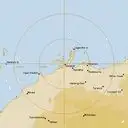 Live Dampier Weather Radar - 128km - Rain Rate