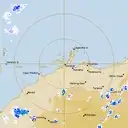 Live Dampier Weather Radar - 128km - Rain Rate