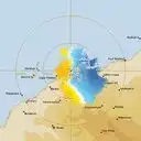 Live Dampier Weather Radar - 128km - Doppler Wind