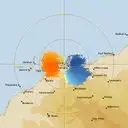 Live Dampier Weather Radar - 128km - Doppler Wind