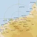 Live Port Hedland Weather Radar - 512km - Rain Rate