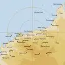 Live Port Hedland Weather Radar - 512km - Rain Rate