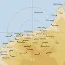 Live Port Hedland Weather Radar - 512km - Rain Rate