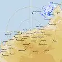 Live Port Hedland Weather Radar - 512km - Rain Rate