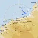 Live Port Hedland Weather Radar - 512km - Rain Rate