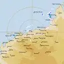 Live Port Hedland Weather Radar - 512km - Rain Rate