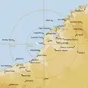 Live Broome Weather Radar - 512km - Rain Rate