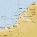 Live Broome Weather Radar - 512km - Rain Rate