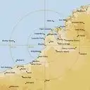 Live Broome Weather Radar - 512km - Rain Rate