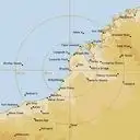 Live Broome Weather Radar - 512km - Rain Rate