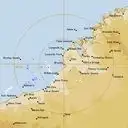 Live Broome Weather Radar - 512km - Rain Rate
