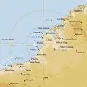 Live Broome Weather Radar - 512km - Rain Rate