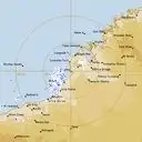 Live Broome Weather Radar - 512km - Rain Rate