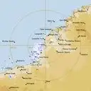 Live Broome Weather Radar - 512km - Rain Rate