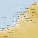 Live Broome Weather Radar - 512km - Rain Rate