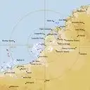 Live Broome Weather Radar - 512km - Rain Rate
