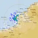 Live Broome Weather Radar - 512km - Rain Rate